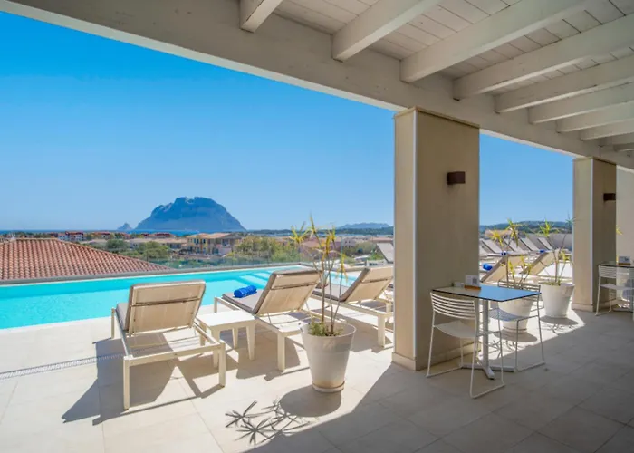 Hotel With Panoramic Swimming Pool In Just 850 Mt From The Sea Loiri Porto San Paolo